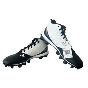 Adizero Impact MD baseball Cleats Men’s Size 10 Black White ID0963